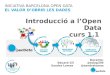 Curs 1.1. Introducció a l'Open Data
