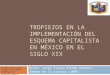 Tropiezos en la implementación del esquema capitalista en México 