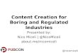 Pubcon Content Presentation 2012