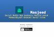MASJEED, Social Media berbasis Masjid