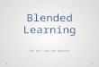 Blended learning 27 okt 2015
