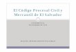 El Código Procesal Civil y Mercantil de El Salvador