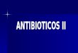 Clase antibiotico ii