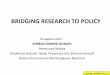 Bridging Research to Policy