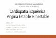 Cardiopatía isquémica: Angina estable e inestable