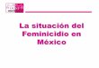 Presentación del Observatorio Nacional Ciudadadano del Feminicidio