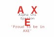 Alpha Chi Epsilon Presentation