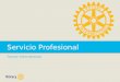 Servicio Profesional | Minuto de Información Rotaria
