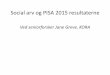 Social arv og PISA 2015 resultaterne: Jane Greve