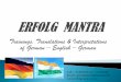 Learn German at Erfolg Mantra.. Regular & Weekend Batches