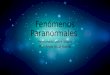 Fenómenos paranormales (1)
