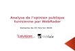 Analyse de l'opinion publique tunisienne par WebRdar