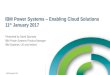 IBM Power Systems - enabling cloud solutions