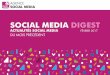 Social Media Digest n°33. Retour sur l'actualité des réseaux sociaux du mois précédent