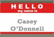 Casey o'donnell