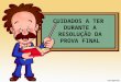 Conselhos para a Prova Final de Português, 9º ano