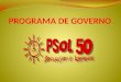 Programa de governo do PSOL de Manoel Vitorino-BA