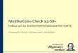 Medikations-Check up 60+ - Einfluss auf die Arzneimitteltherapiesicherheit