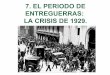 El periodo de entreguerras: la crisis de 1929