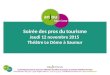 9e Soirée des Pros du tourisme 12/11/15 - Actions 2015-2016