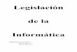 Legislación de la informatica