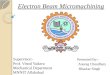 Electron beam micromachining