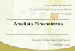 Razones de los analisis finanacieros