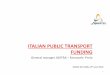El finançament del transport públic a Itàlia