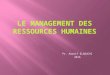 Management ressources humaines