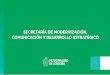 Secretaria de Modernizacion, Comunicación y Desarrollo Estratégico de la Municipalidad de la Ciudad de Córdoba