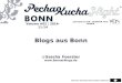PechaKucha Night #2 Bonn - Blogs aus Bonn