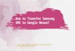 How to Transfer Samsung SMS to Google Nexus?