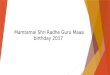 Mamtamai shri radhe guru maaa birthday 2017