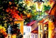 Leonid Afremov:  The Impressionist Lovers (Hay amores by Shakira)