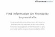 Find information on firenze by impresaitalia