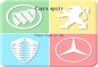 Samochodowy quiz - A quiz of cars