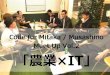 【農業×IT】Code for Mitaka,Musashino Meet-Up Vol.2 の概要スライド