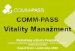 COMM-PASS Vitality manažment - úvodný prehľad