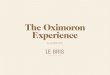 The Oximoron Experience