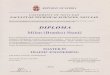 Diplom og sertifikater Milan Stanic
