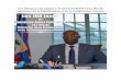 Les 100 jours du ministre Aviol FLEURANT à la tête du ministère de la Planification et de la Coopération externe