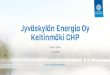 Jyväskylä Energy Group - Keltinmäki microturbine introduction