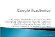 Exposición de google académico