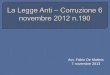 Fabio De Matteis - La Legge anti-corruzione