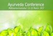 Ayurveda conference Melbourne Australia 11-12 March 2017