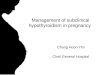 (마더리스크라운드) Thyroid Disease in Pregnancy