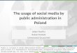 The usage of social media by public administration in Poland