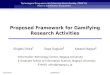 Proposed framework for Gamifying Research Activities