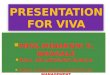 MBA PRESENTATION & VIVA