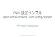 OVN 設定サンプル ｜ OVN config example 2015/12/27